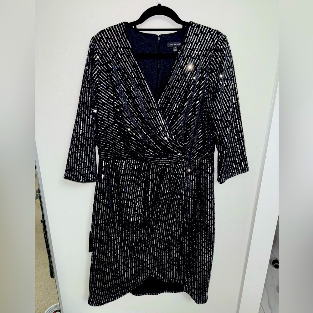 Elegant Black and Silver Dress